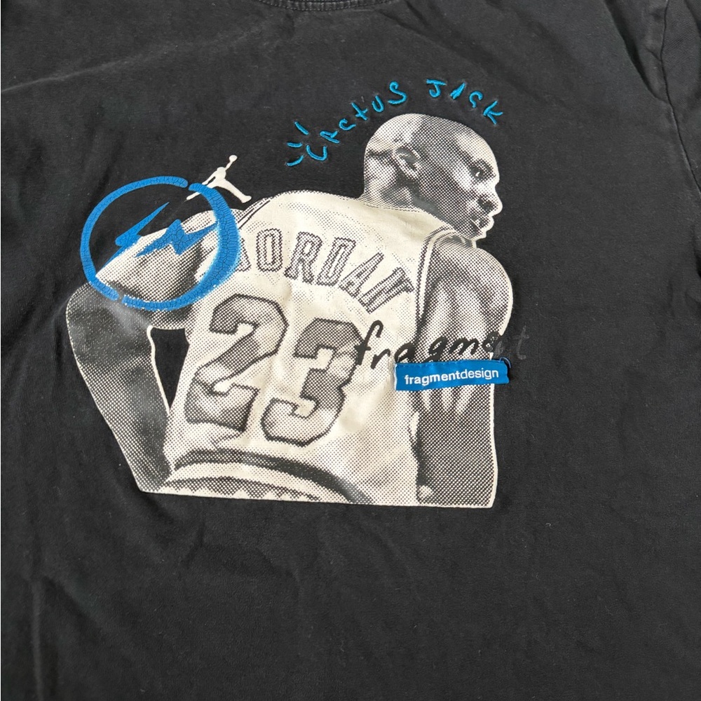 JordanAir Jordan x Travis Scott x Fragment Design T-Shirt Men’s Medium - Picture 2 of 7